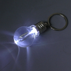 灯泡型白光LED钥匙圈