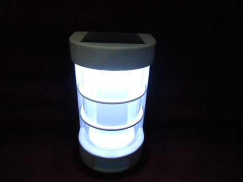 智能型太阳能白光LED感应灯